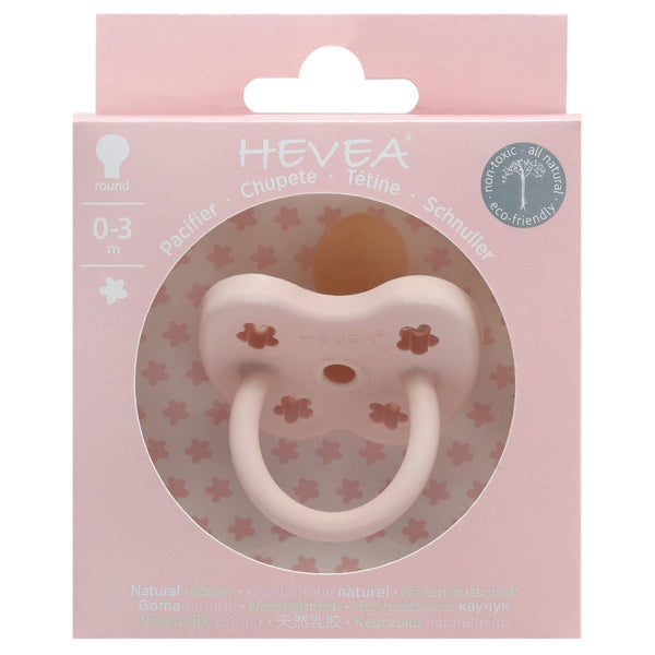 Hevea | Colour Pacifier | Round Size 0-3 months
